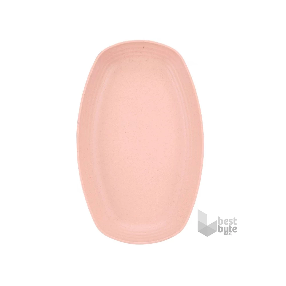 TOO KT-125 4db-os vegyes színekben búzaszalma műanyag tányér szett, 18×29.5cm