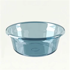 TOO KT-138-BL kék kerek műanyag lavór 32x12cm