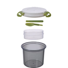 TOO KT-146 joghurt tároló kanállal, ételtároló doboz 600ml
