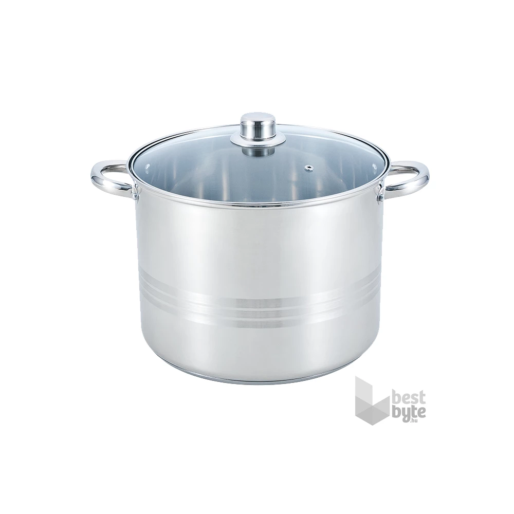 TOO KT-214 13 L-es fazék/lábas fedővel, 28cm-es konyhai rozsdamentes edény