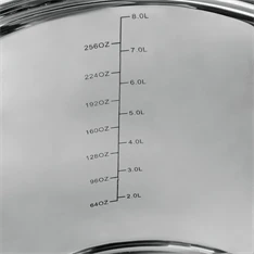TOO LP-7170 prémium rozsdamentes 6 darabos edénykészlet, 7,2 liter+10 liter+13,3 liter fazék/lábas+fedők