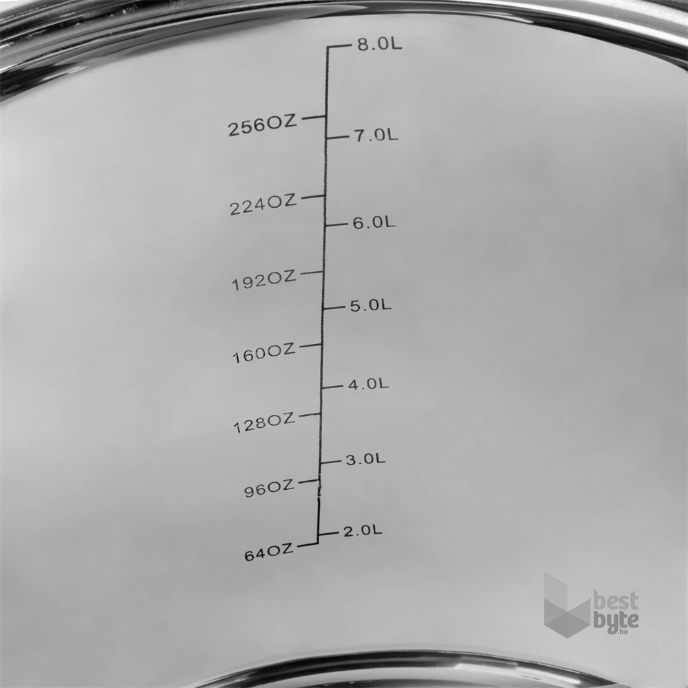 TOO LP-7170 prémium rozsdamentes 6 darabos edénykészlet, 7,2 liter+10 liter+13,3 liter fazék/lábas+fedők