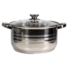 TOO LP-7170-7L prémium rozsdamentes edény 7,2 liter fazék/lábas+fedő 26 x 14cm