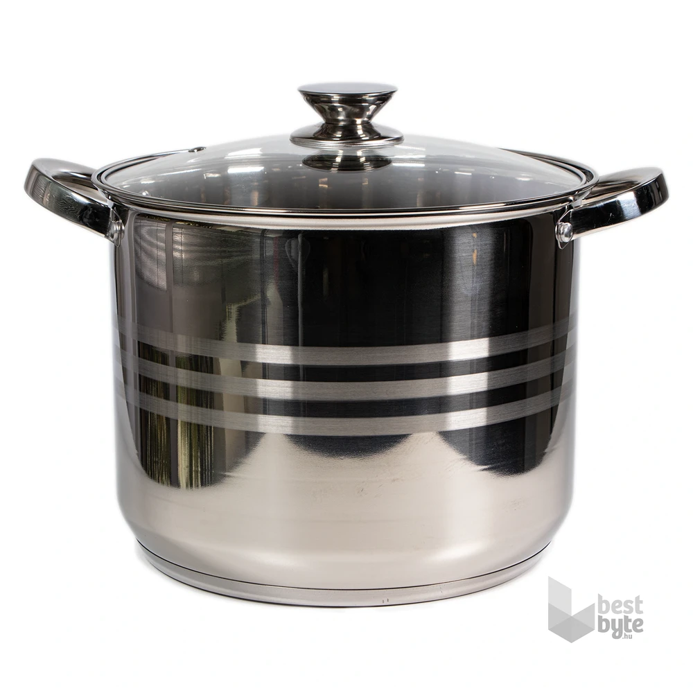 TOO LP-7173-11L prémium rozsdamentes edény 11,1 liter fazék/lábas+fedő 26 x 21cm