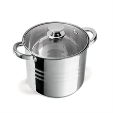 TOO LP-7173 prémium rozsdamentes 6 darabos edénykészlet, 9 liter+11,1 liter+17,5 liter fazék/lábas+fedők