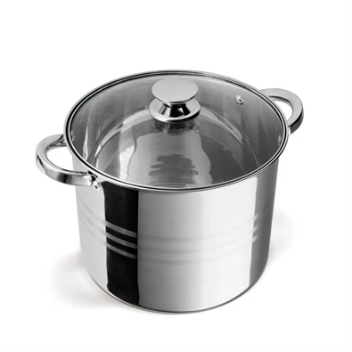 TOO LP-7173 prémium rozsdamentes 6 darabos edénykészlet, 9 liter+11,1 liter+17,5 liter fazék/lábas+fedők