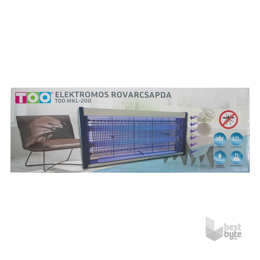 TOO MKL-200 elektromos rovarcsapda 40W, 230V