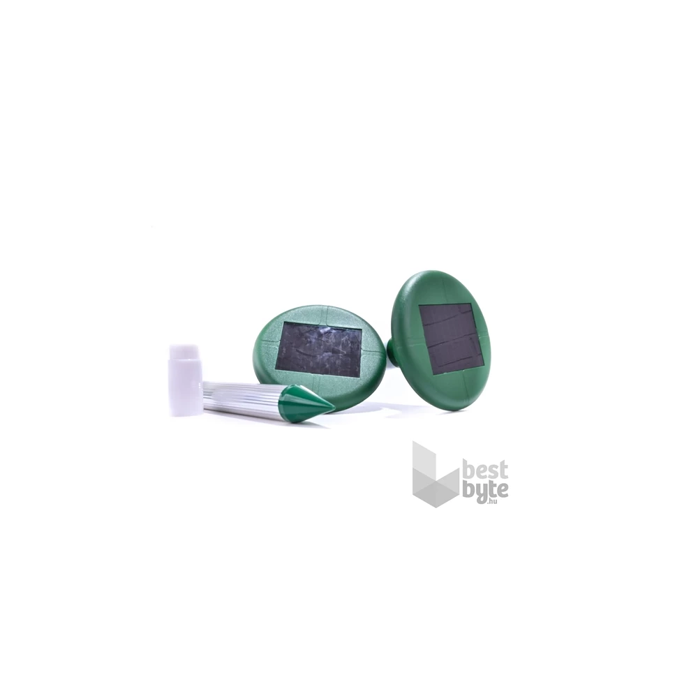 TOO PR-008-US 2 db-os kerti ultrahangos vakond-, egér- és kártevőriasztó