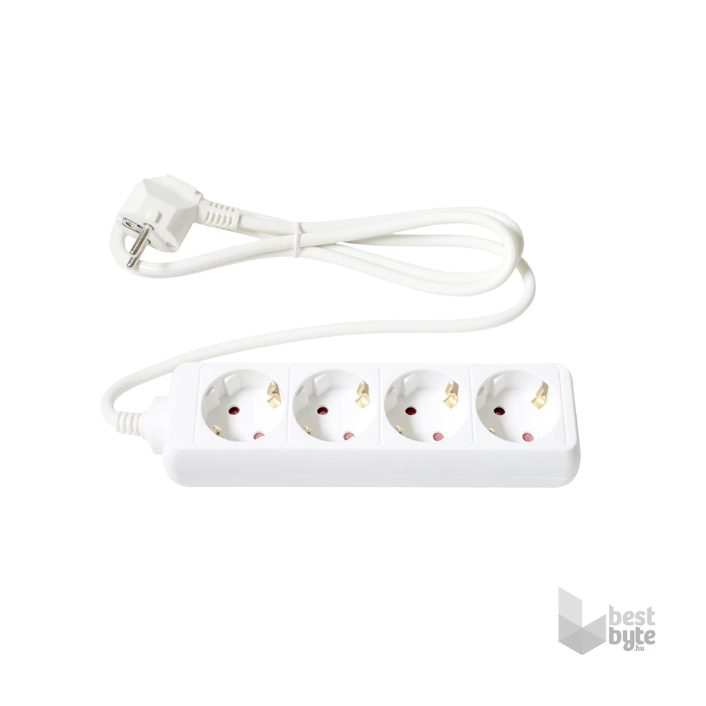 TOO PSW-415 4 aljzat 1.5 méter 3x1.0mm2 fehér elosztó