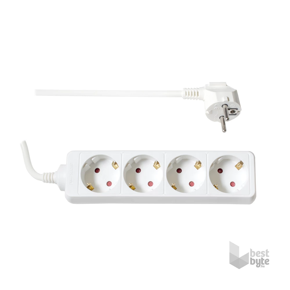 TOO PSW-415 4 aljzat 1.5 méter 3x1.0mm2 fehér elosztó