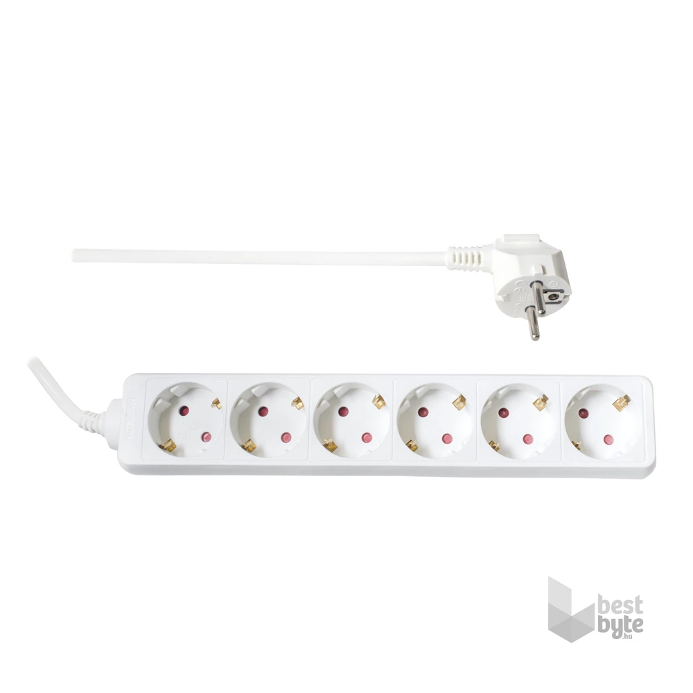 TOO PSW-630 6 aljzat 3 méter 3x1.5mm2 fehér elosztó