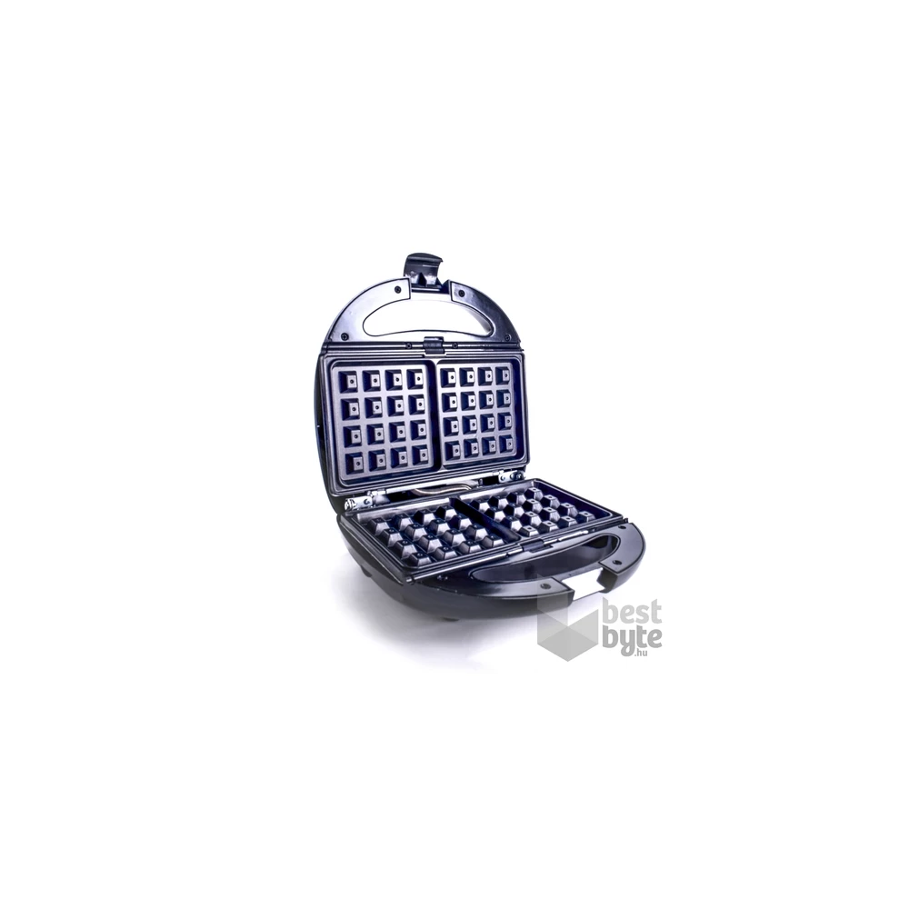 TOO SM-203SS-800W 3in1 inox-fekete gofri - grill/panini - szendvicssütő