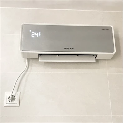 TOO WMH-345 2000W fali design + távirányítós RC ventilátoros fűtőtest