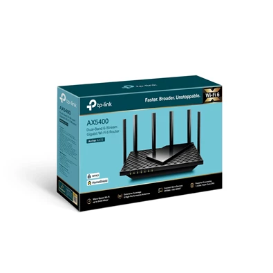 TP-Link Archer AX73 AX5400 Wi-Fi 6 Dual-Band MU-MIMO Vezeték nélküli Gigabit Router