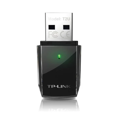 TP-Link Archer T2U v2 AC600 Vezeték nélküli 433Mbps+150Mbps USB adapter