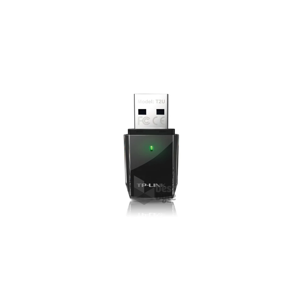 TP-Link Archer T2U v2 AC600 Vezeték nélküli 433Mbps+150Mbps USB adapter
