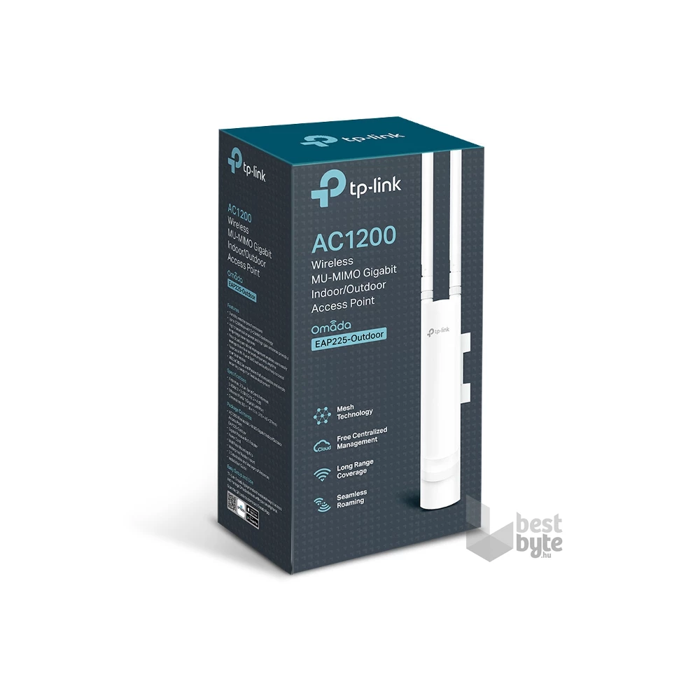 TP-Link EAP225-Outdoor AC1200 Dual-Band Vezeték nélküli kültéri Access Point