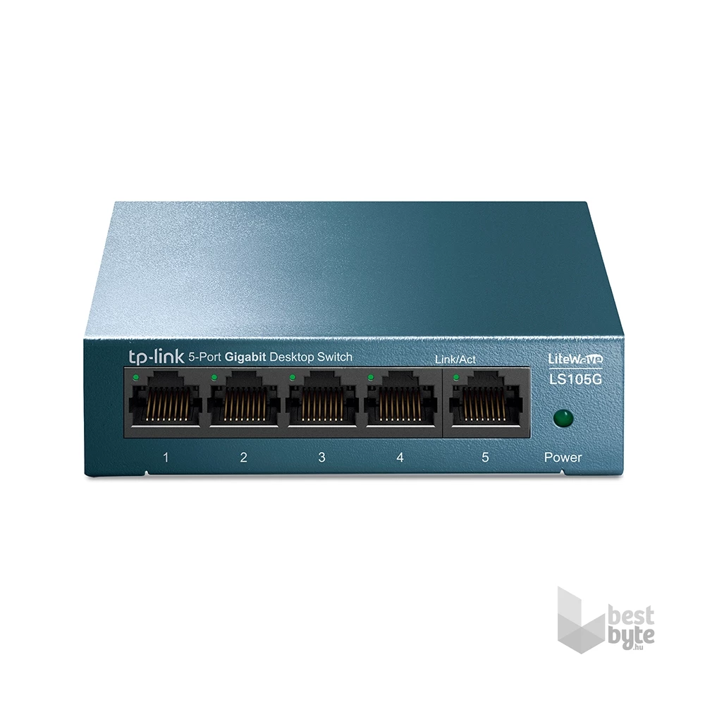 TP-Link LS105G 5port 10/100/1000Mbps LAN nem menedzselhető asztali Switch