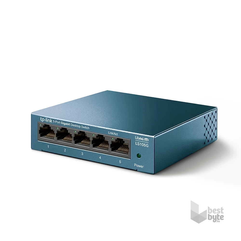 TP-Link LS105G 5port 10/100/1000Mbps LAN nem menedzselhető asztali Switch