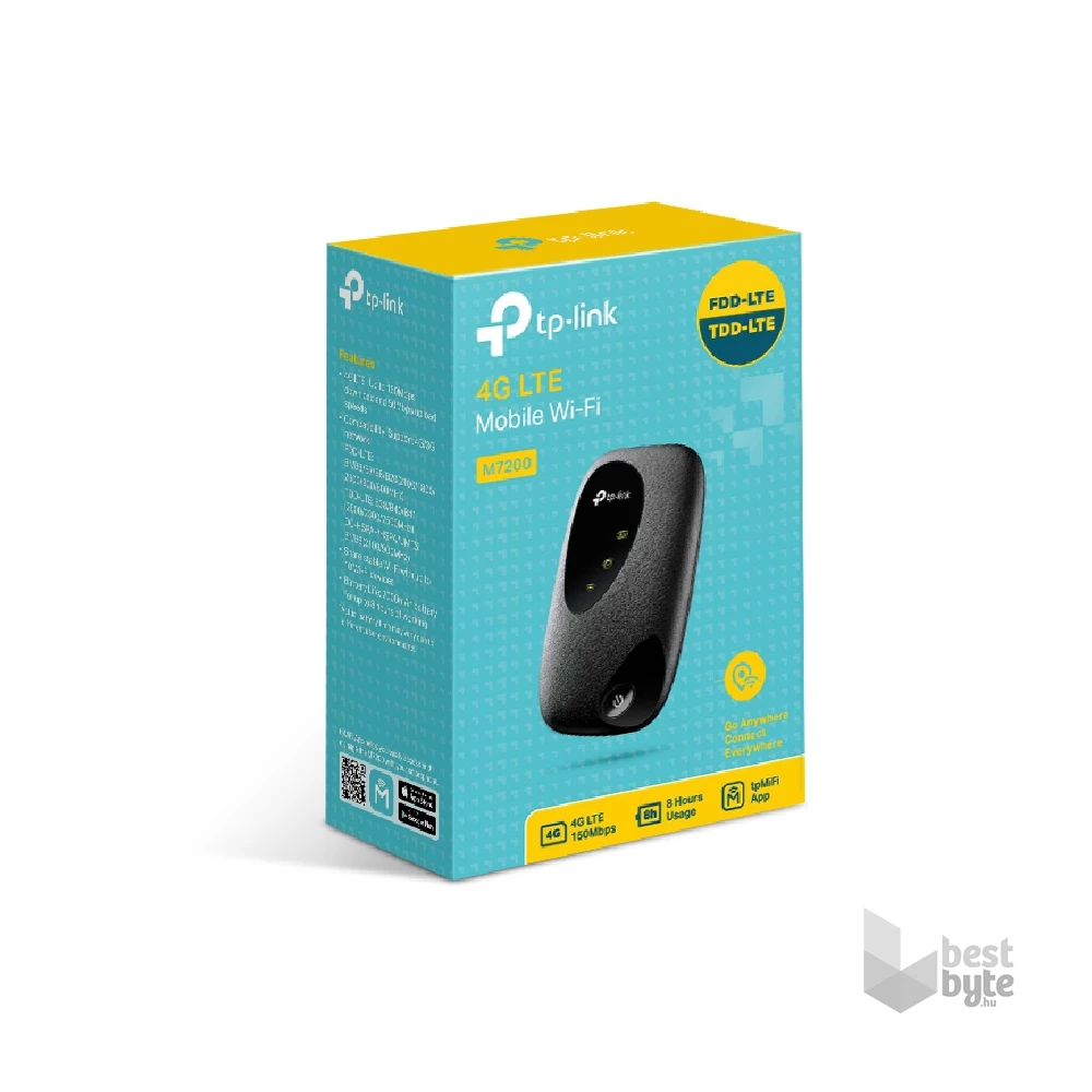TP-Link M7200 150Mbps 4G LTE hordozható mobil router