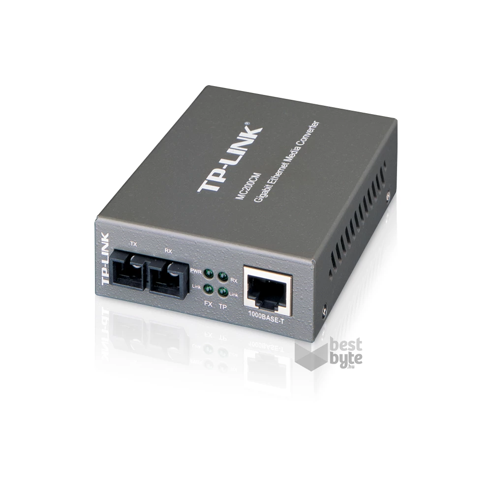 TP-Link MC200CM RJ45 GbE <-> SC multi mode média konverter