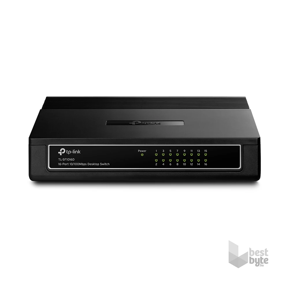 TP-Link TL-SF1016D 16port 10/100Mbps LAN nem menedzselhető asztali Switch