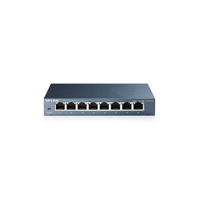 TP-Link TL-SG108 8port 10/100/1000Mbps LAN nem menedzselhető asztali Switch