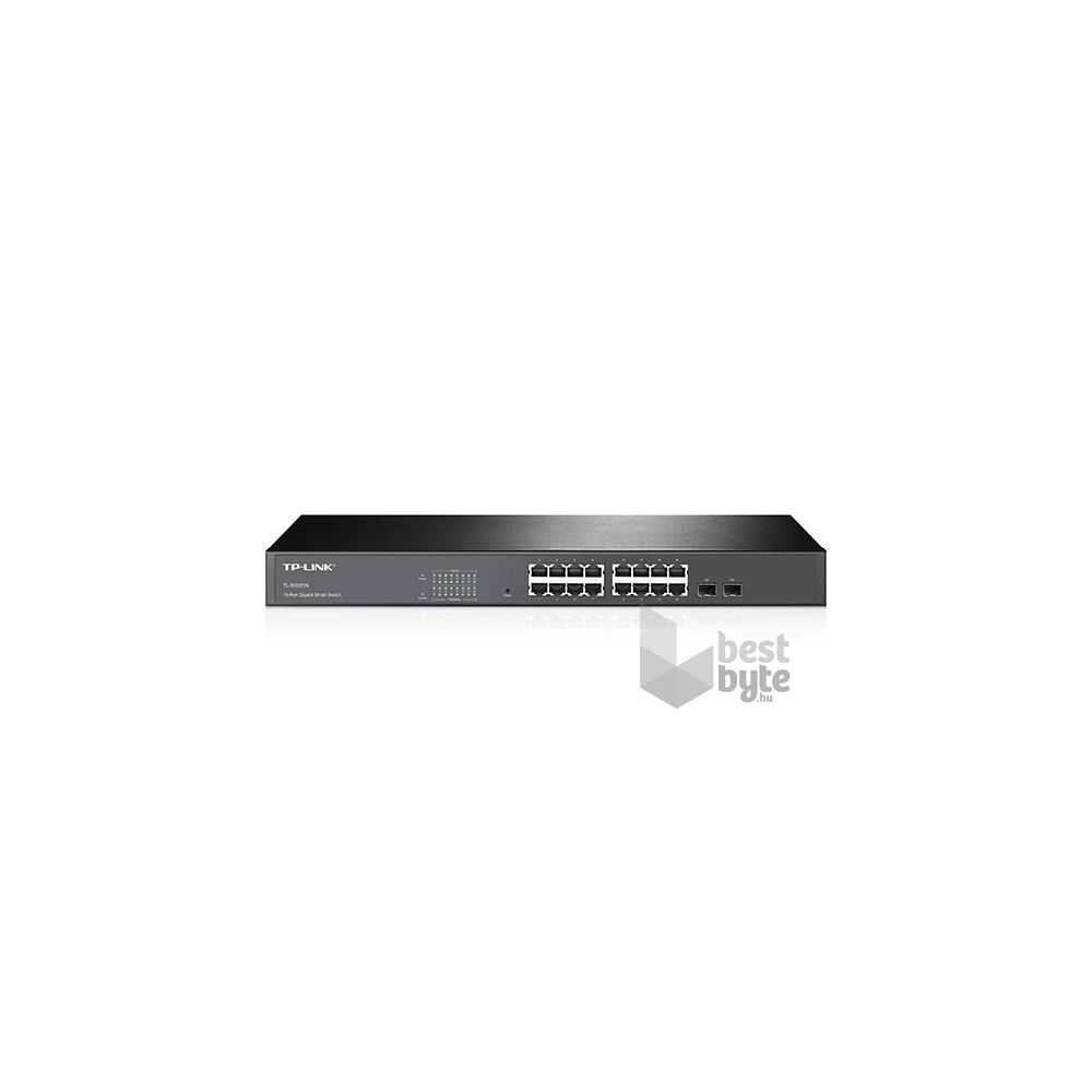 TP-Link TL-SG2216 16port 10/100/1000Mbps LAN, 2 combo Gigabit SFP SMART Switch