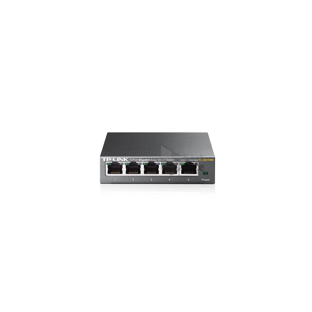 TP-Link TL-SG105E 5port 10/100/1000Mbps LAN menedzselhető asztali Switch
