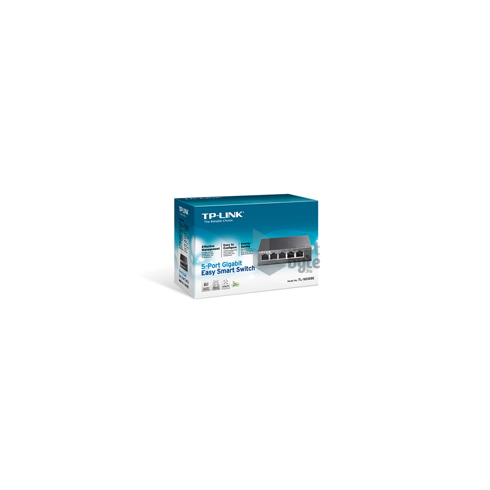 TP-Link TL-SG105E 5port 10/100/1000Mbps LAN menedzselhető asztali Switch