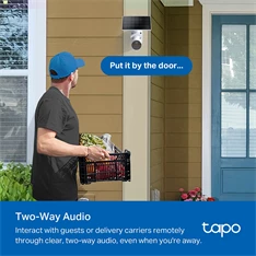 TP-Link Tapo C410 KIT 2K 3MP IP65 kültéri Napelemes biztonsági Wi-Fi kamera szett