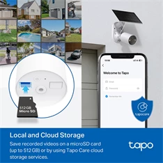 TP-Link Tapo C410 KIT 2K 3MP IP65 kültéri Napelemes biztonsági Wi-Fi kamera szett