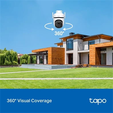 TP-Link Tapo C520WS 2K 4MP IP66 kültéri forgatható biztonsági Wi-Fi kamera