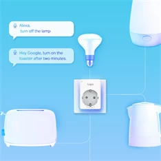 TP-Link Tapo P110 Távolról vezérelhető 2,4GHz Wi-Fi-s Smart Plug Dugalj (1db-os)