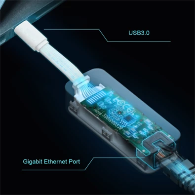 TP-Link UE300C USB 3.0 Type-C to RJ45 Gigabit Ethernet Network Adapter