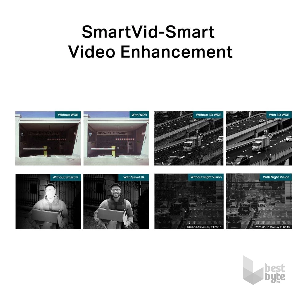 TP-Link VIGI C340I /4MP/4mm/kültéri/H265/IR30m/Smart Detection/IP csőkamera