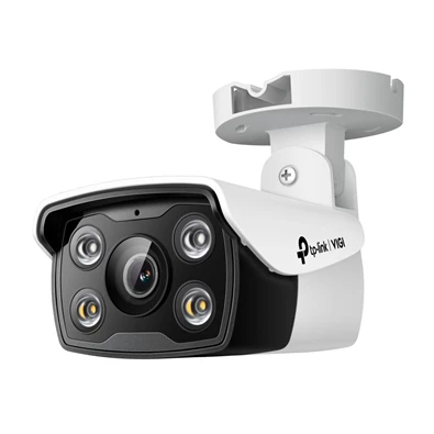TP-Link VIGI C340 /4MP/6mm/kültéri/H265/IR30m/SD/Smart Detection/kétirányú hang/Full-Color IP csőkamera