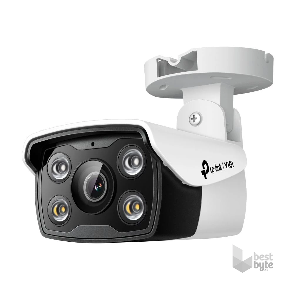 TP-Link VIGI C340 /4MP/6mm/kültéri/H265/IR30m/SD/Smart Detection/kétirányú hang/Full-Color IP csőkamera