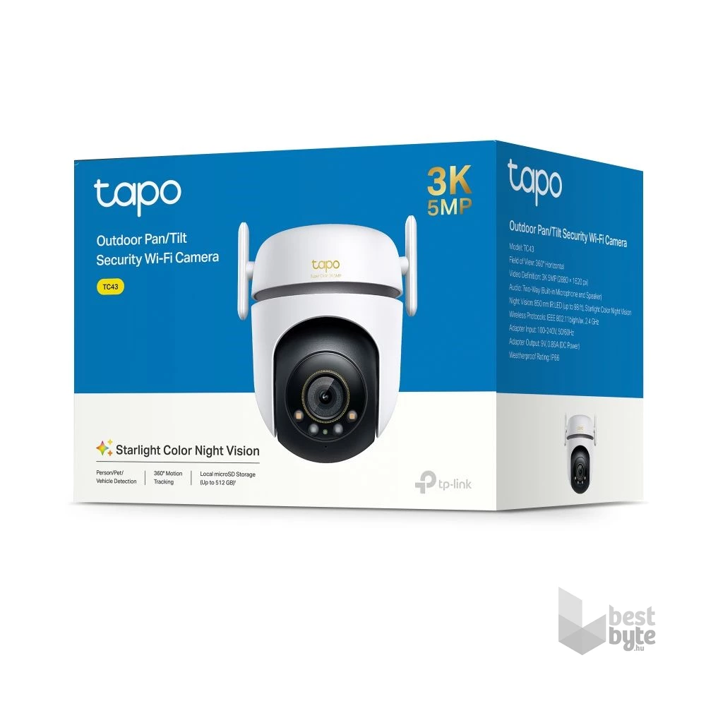 TP-LINK TC43 kültéri biztonsági Wi-Fi kamera - R