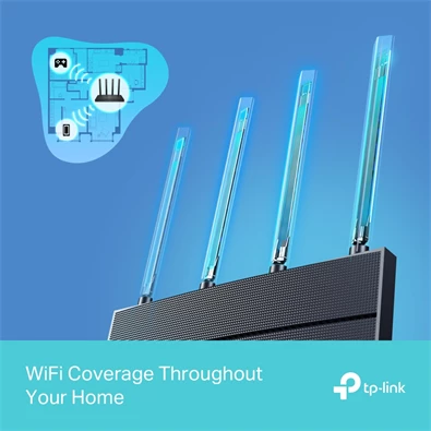 TP-Link Archer AX12 AX1500 Wi-Fi 6 802.11ax Dual-Band Vezeték nélküli Gigabit Router