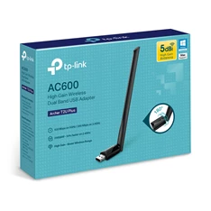 TP-Link Archer T2U PLUS AC600 nagy Teljesítményű, vezeték Nélküli, kétsávos, USB adapter