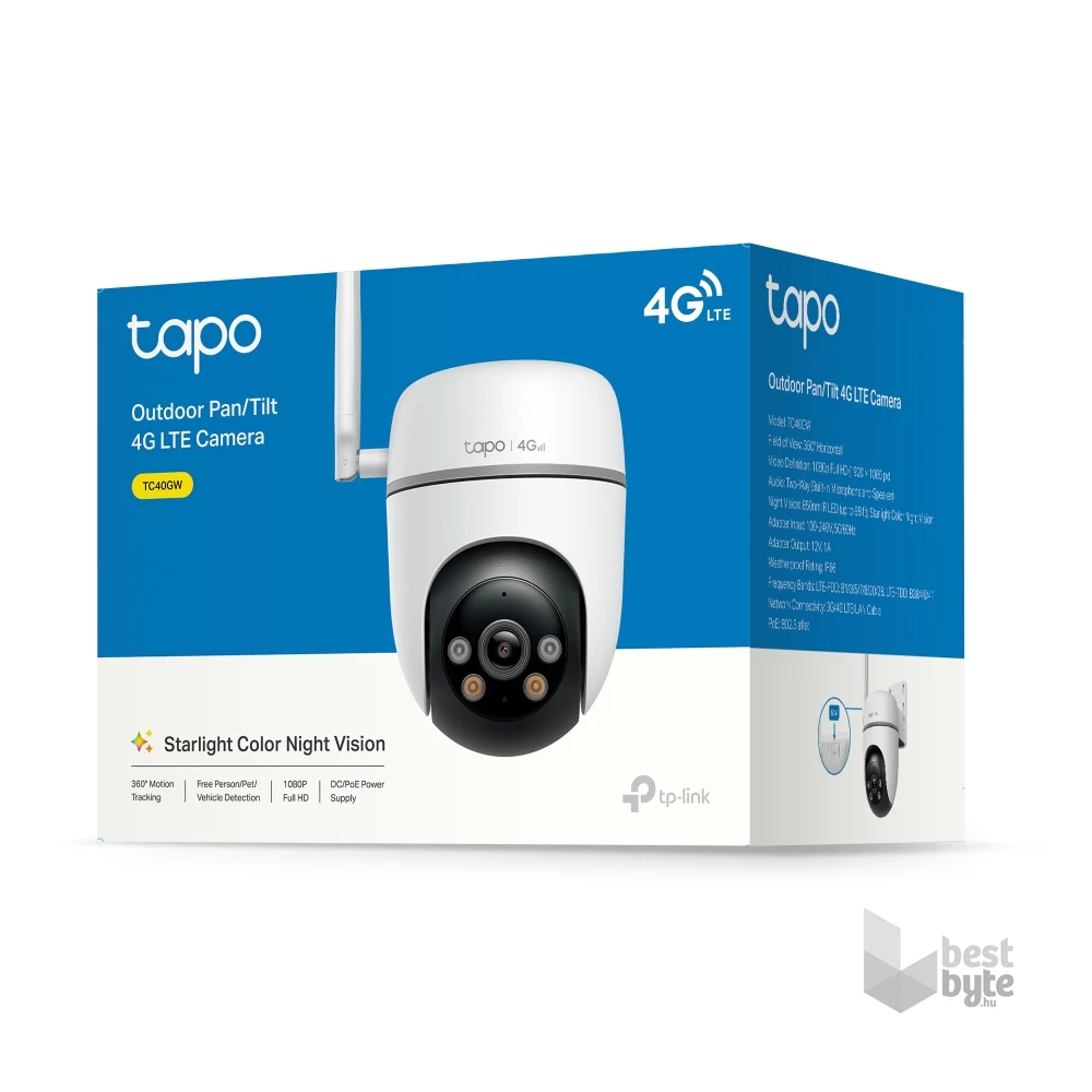 TP-Link TC40GW kültéri 4G LTE fehér biztonsági kamera - R