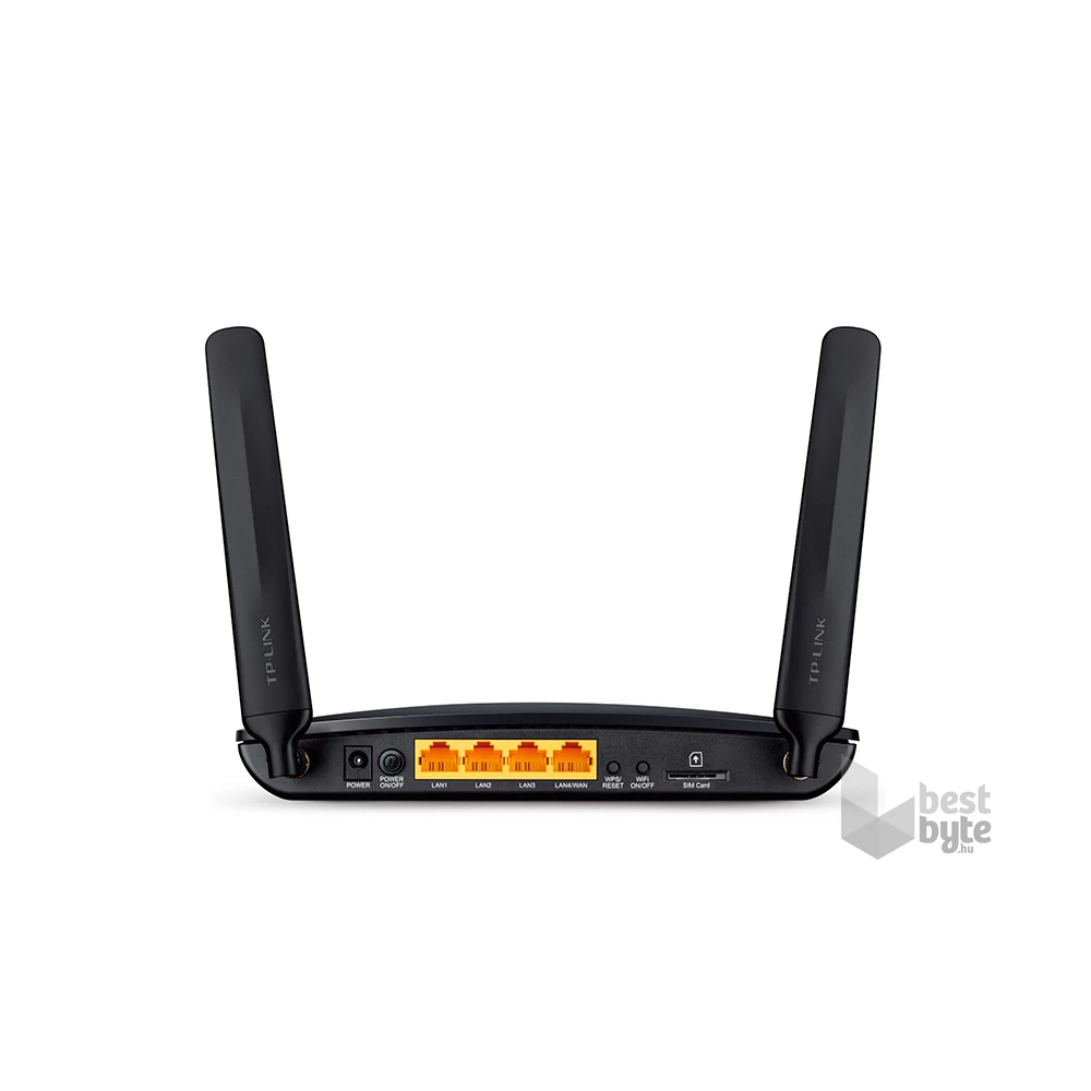 TP-Link TL-MR6400 4G LTE vezeték nélküli fekete router