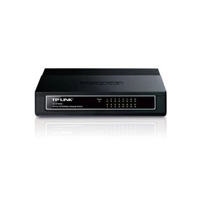 TP-Link TL-SF1016D 16port 10/100Mbps LAN nem menedzselhető asztali Switch