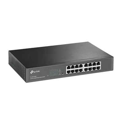 TP-Link TL-SG1016DE 16port 10/100/1000Mbps LAN SMART menedzselhető asztali Switch