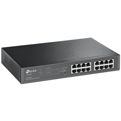 TP-Link TL-SG1016PE 16port GbE LAN PoE+ SMART menedzselhető asztali Switch
