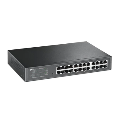 TP-Link TL-SG1024DE 24port 10/100/1000Mbps LAN SMART menedzselhető rack Switch
