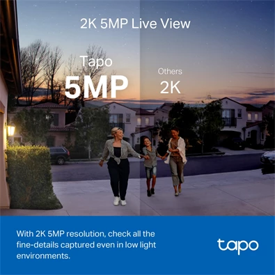 TP-Link Tapo D230S1 akkumulátorral működő kamerás ajtócsengő hubbal -R