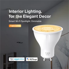 TP-Link Tapo L610 GU10 Dimmelhető Smart Wi-Fi LED izzó (2db-os)