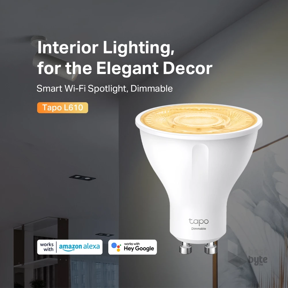 TP-Link Tapo L610 GU10 Dimmelhető Smart Wi-Fi LED izzó (2db-os)